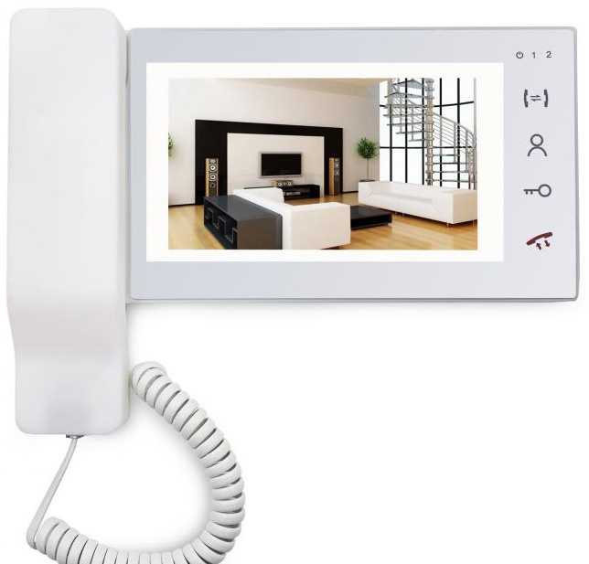 J2000-DF-ПОЛИНА PAL 7"(белый) Цветные видеодомофоны фото, изображение