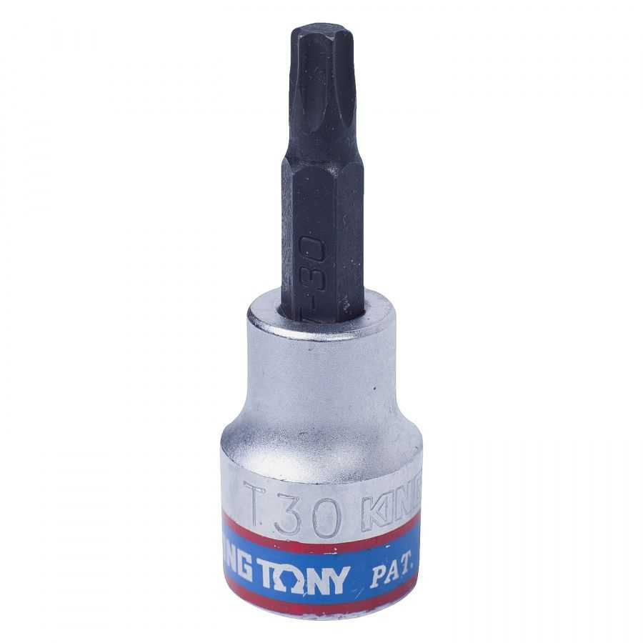 Насадка (бита) торцевая 3/8", TORX, T30, L = 50 мм KING TONY 302330 Насадки фото, изображение