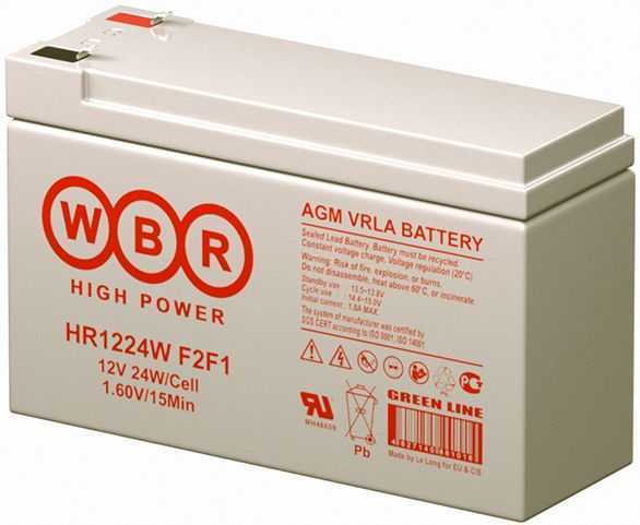 WBR HR 1224W Аккумуляторы фото, изображение