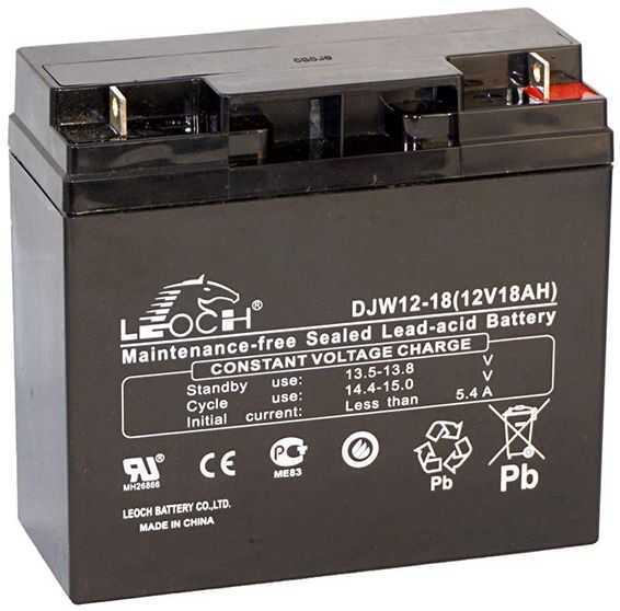 Leoch DJW 12-18 Аккумуляторы фото, изображение