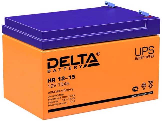 Delta HR 12-15 Аккумуляторы фото, изображение