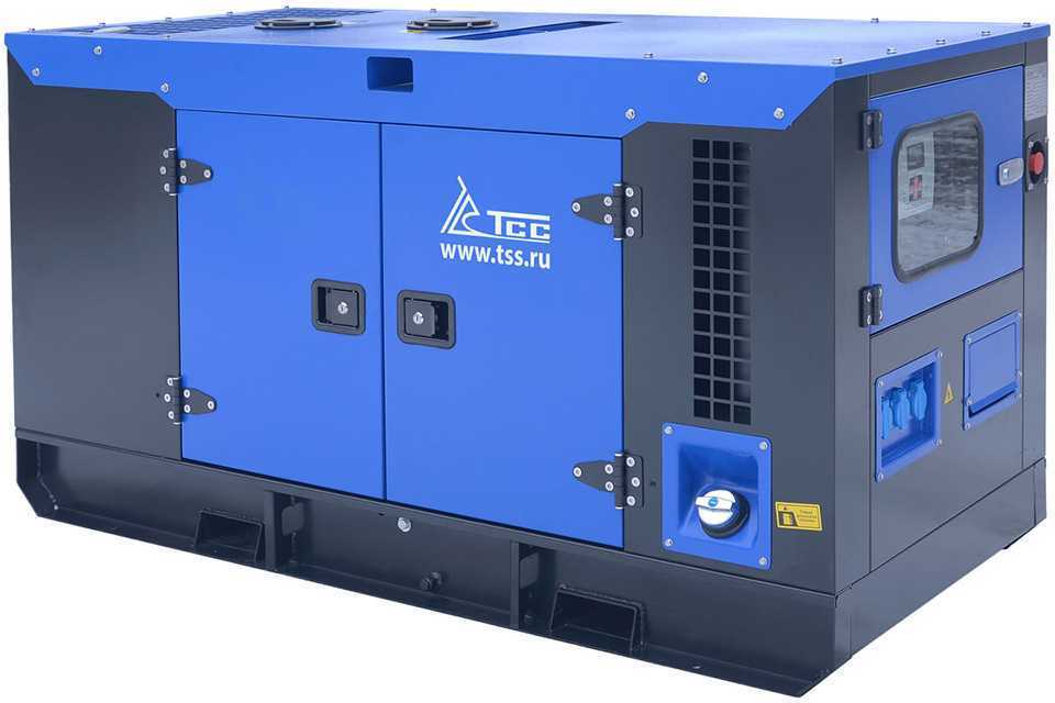 Дизельный генератор ТСС АД-50С-Т400-1РКМ7 в шумозащитном кожухе Дизель электростанции фото, изображение