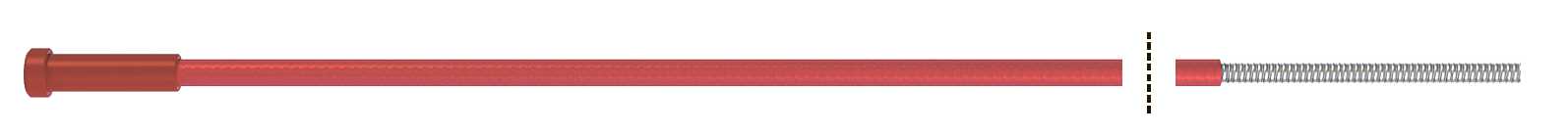 Fubag Канал направляющий 4.40 м диам. 1.0-1.2_сталь_красный (1 шт.) FB.SLR-40 Аксессуары к горелкам TIG, MIG/MAG фото, изображение