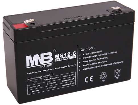 MNB Battery MS 12-6 Аккумуляторы фото, изображение