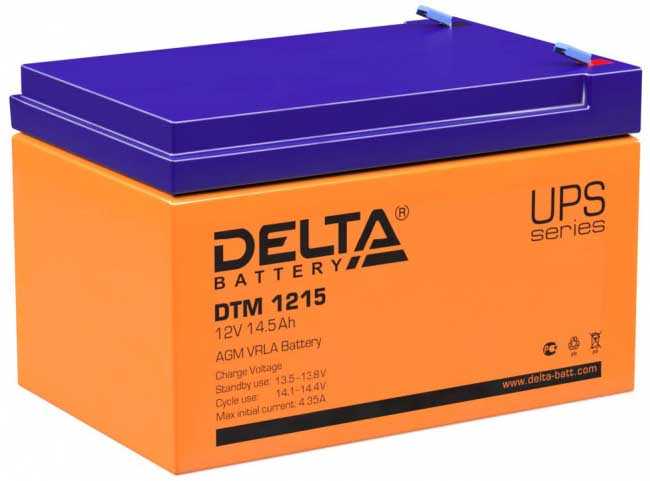 Delta DTM 1215 Аккумуляторы фото, изображение