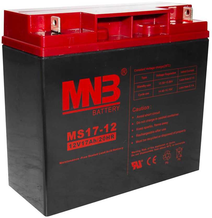 MNB Battery MS 17-12 Аккумуляторы фото, изображение