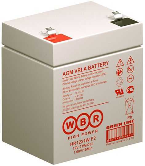 WBR HR 1221W Аккумуляторы фото, изображение