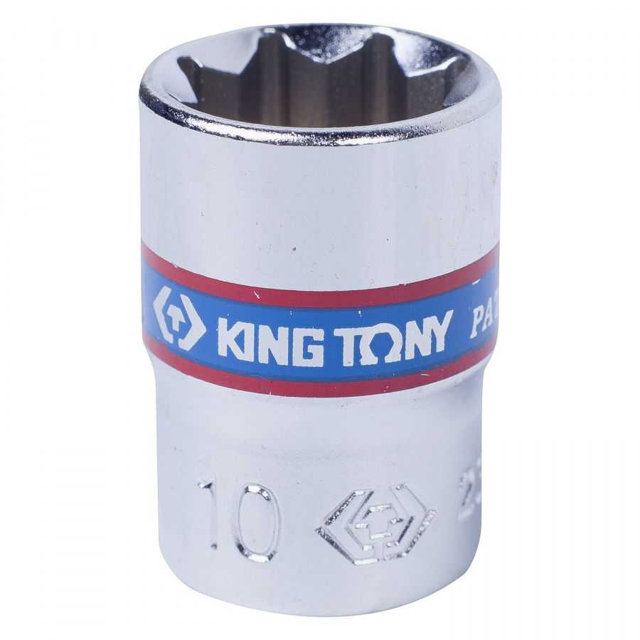 Головка торцевая восьмигранная 1/4", 10 мм KING TONY 231010M Торцевые головки специальные фото, изображение