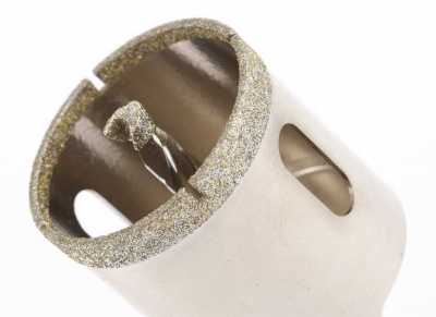 Сверло алмазное по керамограниту, 40 х 67 мм, трехгранный хвостовик Matrix Сверла алмазные по керамограниту фото, изображение