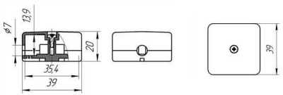 Магнитоконтакт КС-4 Монтажные коробки и подрозетники фото, изображение
