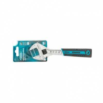 Ключ разводной, 200 мм, CrV, двухкомпонентная ручка Gross Ключи разводные фото, изображение