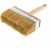 Кисть-ракля, 50 х 150 мм, натуральная щетина, деревянный корпус, деревянная ручка Россия Кисти - макловицы фото, изображение