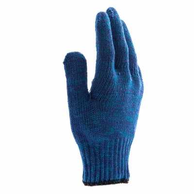 Перчатки трикотажные усиленные, гелевое ПВХ-покрытие, 7 класс, синие Россия Сибртех Перчатки с ПВХ покрытием фото, изображение