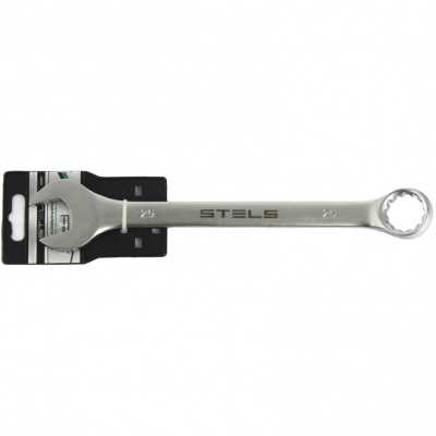 Ключ комбинированный, 25 мм, CrV, матовый хром Stels Ключи комбинированные фото, изображение
