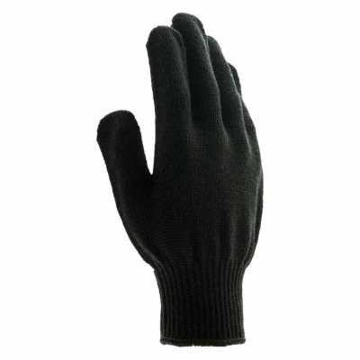 Перчатки трикотажные, акрил, черный, оверлок Россия Сибртех Садовые перчатки фото, изображение