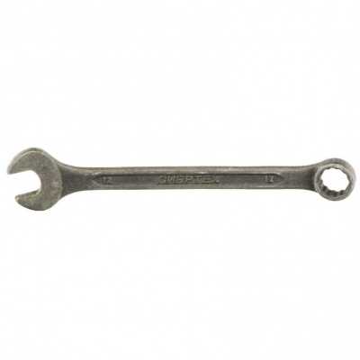 Ключ комбинированный, 12 мм, CrV, фосфатированный, ГОСТ 16983 Сибртех Ключи комбинированные фото, изображение