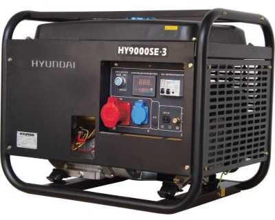 Hyundai HY 9000SE-3 Бензиновые генераторы фото, изображение