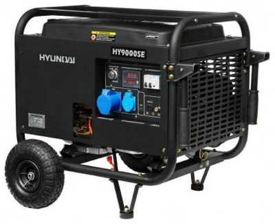 Hyundai HY 9000SE Бензиновые генераторы фото, изображение