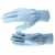 Перчатки трикотажные, акрил, двойные, цвет зенит, двойная манжета Россия Сибртех Садовые перчатки фото, изображение